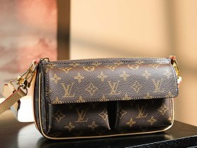 LV 𝐕𝐈𝐕𝐀𝐂𝐈𝐓𝐄 中古駱駝包系列# M46999